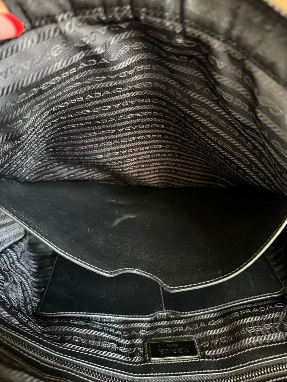 Prada Black Nylon Briefcase